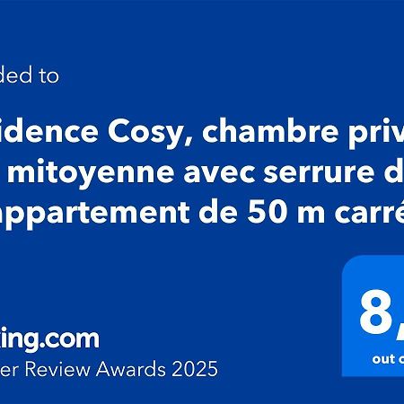 Residence Cosy, Chambre Privee Non Mitoyenne Avec Serrure Dans Un Appartement De 50 M Carres Colombes  Exterior photo
