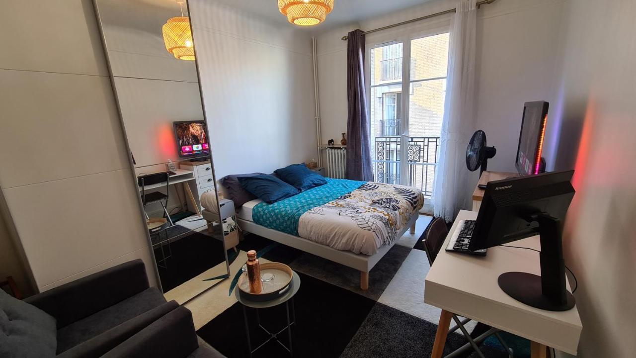 Residence Cosy, Chambre Privee Non Mitoyenne Avec Serrure Dans Un Appartement De 50 M Carres Colombes  Exterior photo
